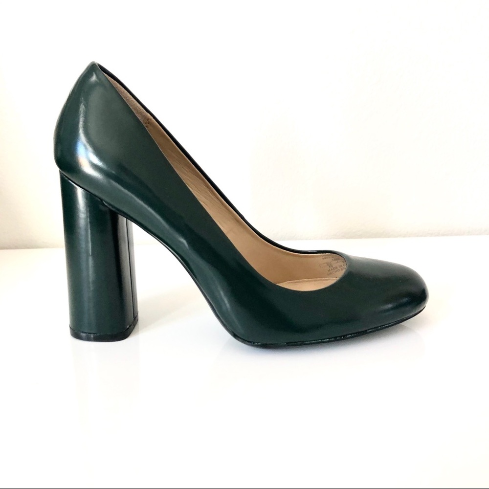 Zara Dark Green Black Pumps